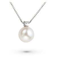 Collana Namuri Donna HYBRID PEARLS in Oro bianco Perla PNPBT-4 - PNPBT-4